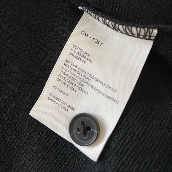 SOLD - OAK + FORT Knit Vest - Picture 2 of 2